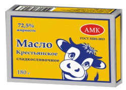Масло слив АМК 0.180х12 72.5% (№М7)