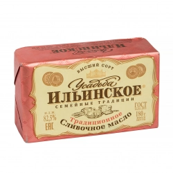 Масло слив ГОСТ Ильинское Традиционное 0.200х30 82.5% 