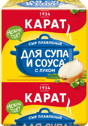 Сыр Дружба Карат 0.090х12 плавл д/супа с луком
