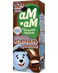 Коктейль АМ-АМ 0.205х12 2.5% шоколад